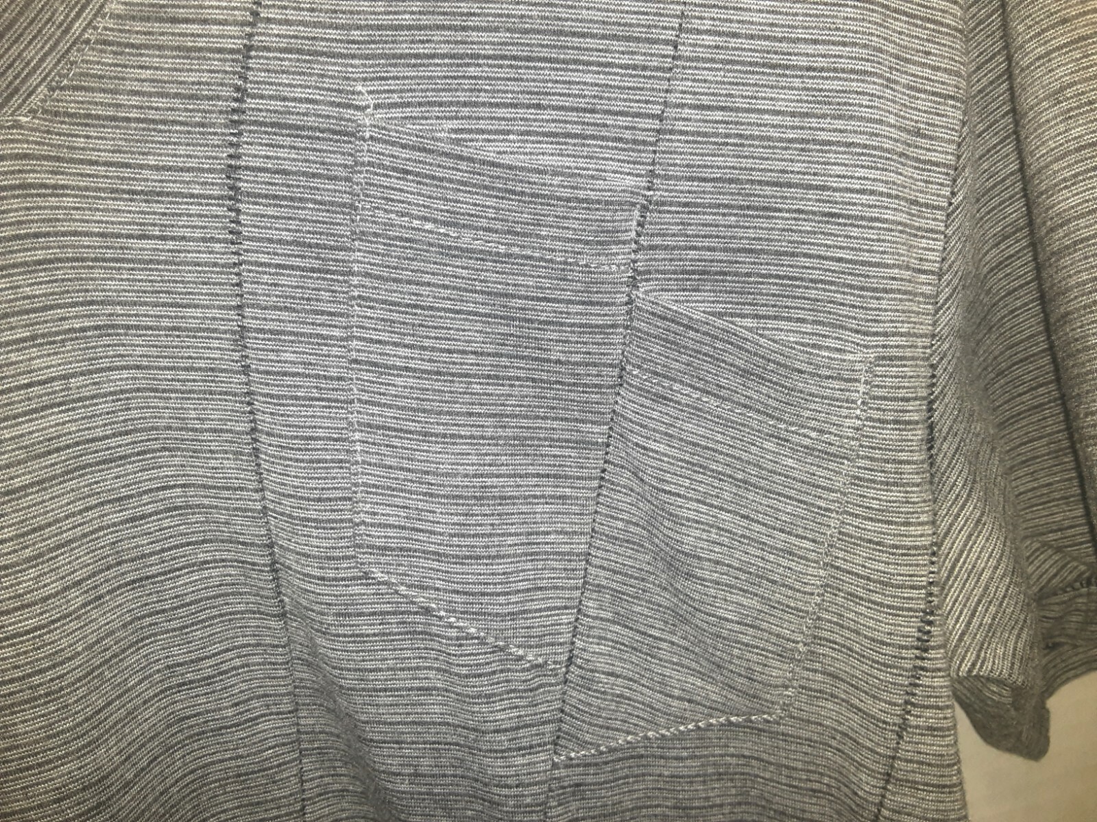 Buckle Black No. 008 T-shirt V Neck Gray w/Pocket - Adult Size Large ***RARE*** gallery