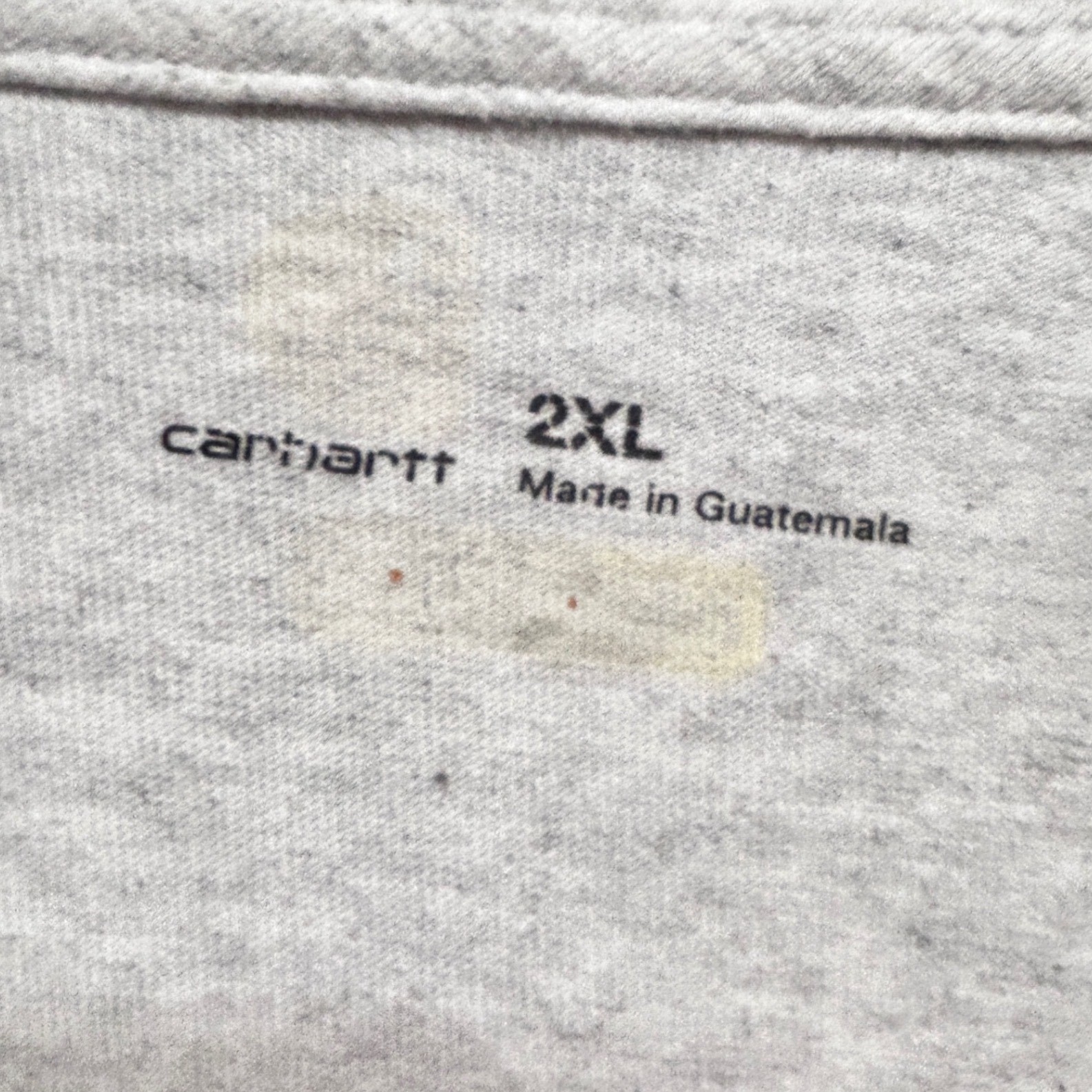 Carhartt Mens Gorpcore Workwear Henley Shirt 2XL Ash Grey Utility Pocket Tee gallery