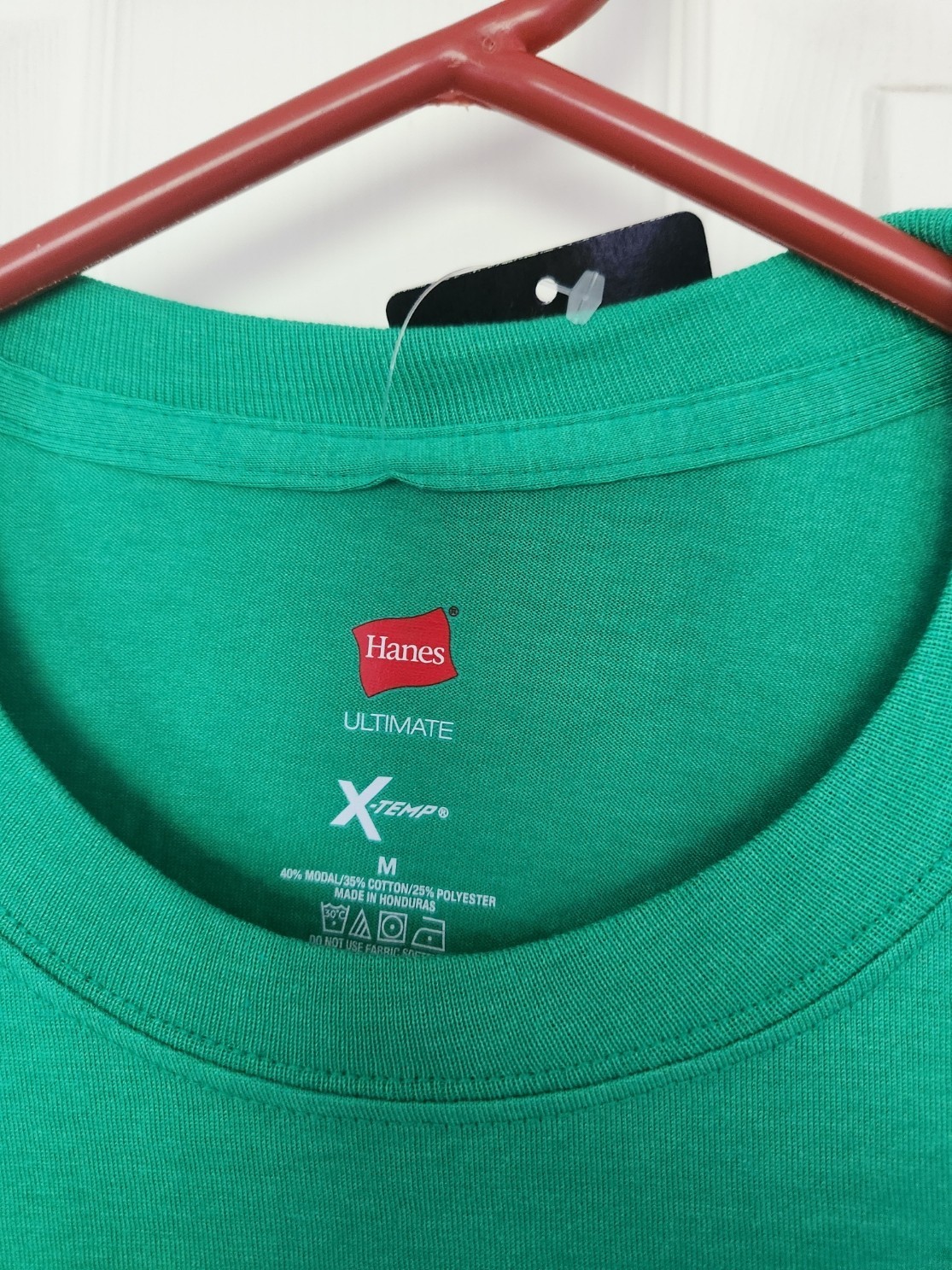 Hanes Ultimate X-Temp Short Sleeve T-Shirt Green -M- Cooling Wicking gallery