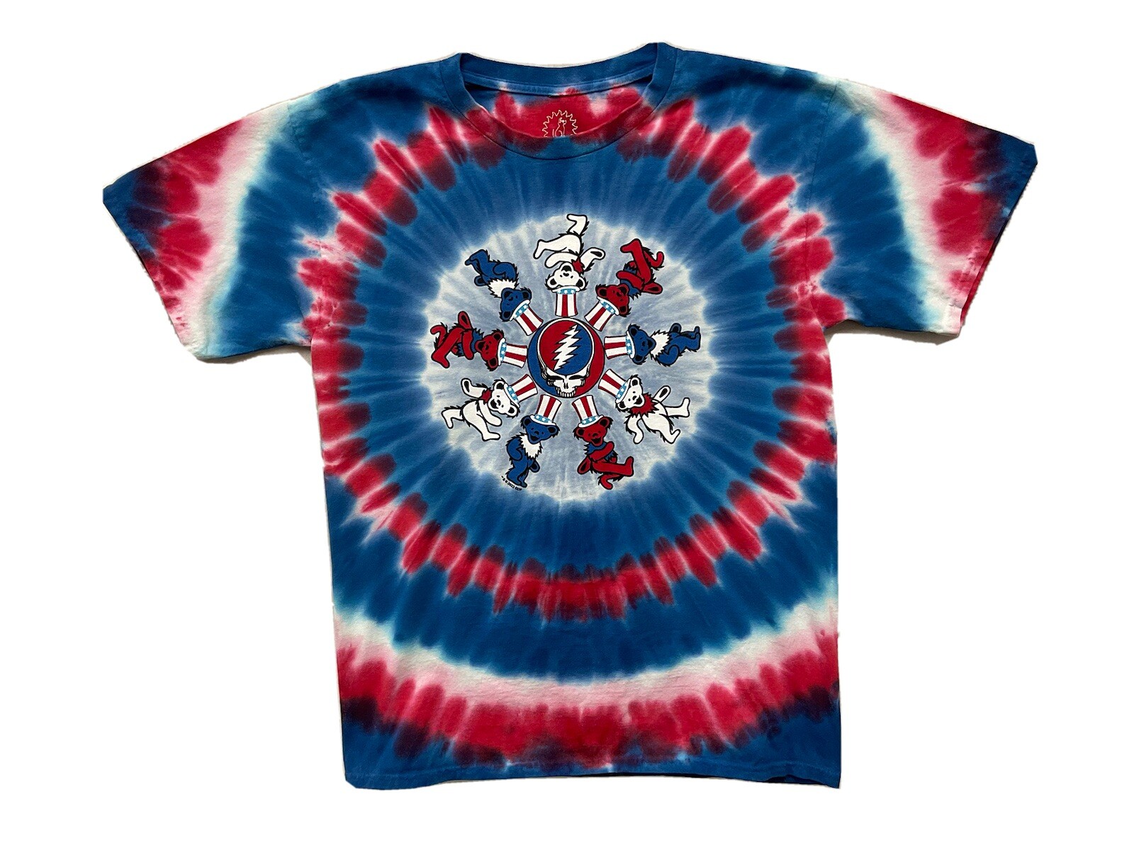 Grateful Dead Patriotic Bears - Dancing Bears Around a Stealie shirt - All Sizes gallery