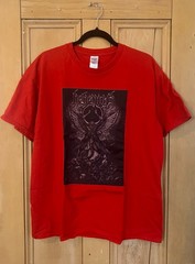 Gildan Mens Vintage 2012 Behemoth Phoenix Rising Band T-Shirt Sz. 2XL Red AN EXC