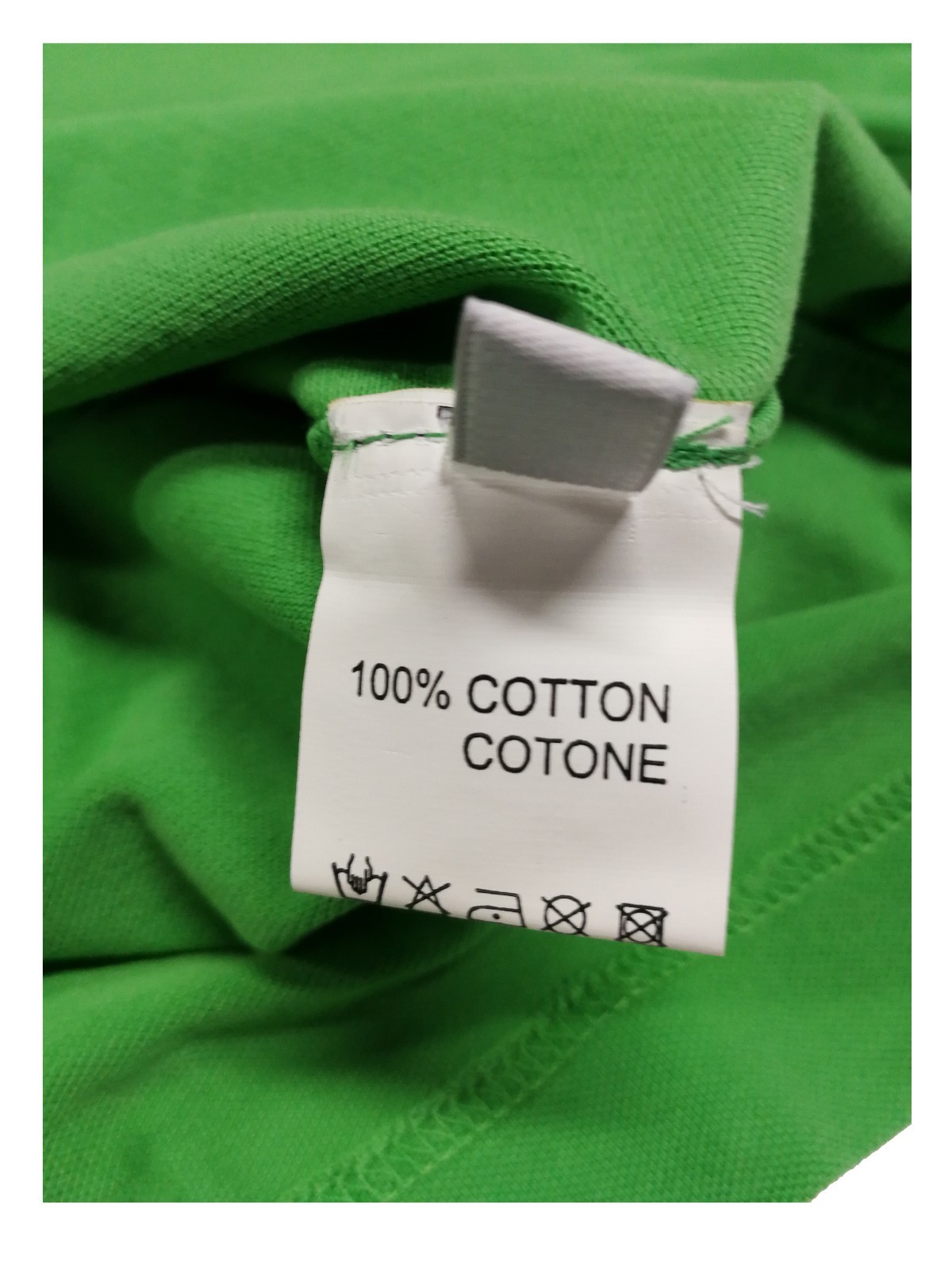 Panicale Men's Half Sleeve Polo Shirt with Side Slits Green 100% Cotton gallery