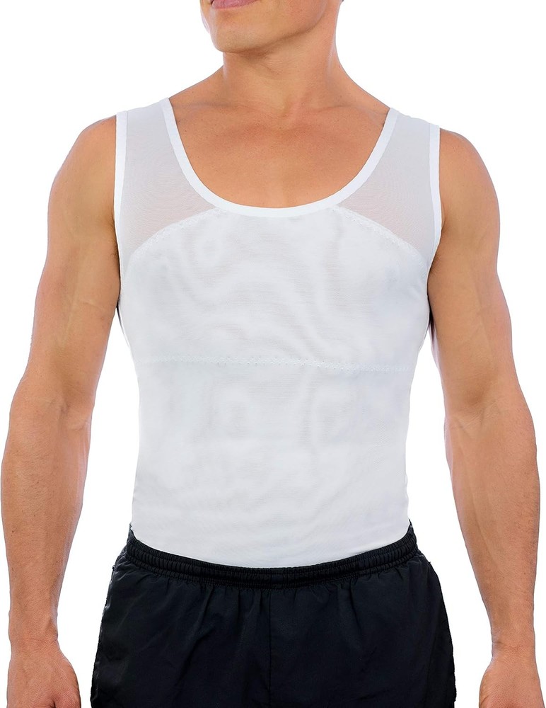 Men’s Compression Shirt for Gynecomastia Moobs Hider Slimming Shapewear