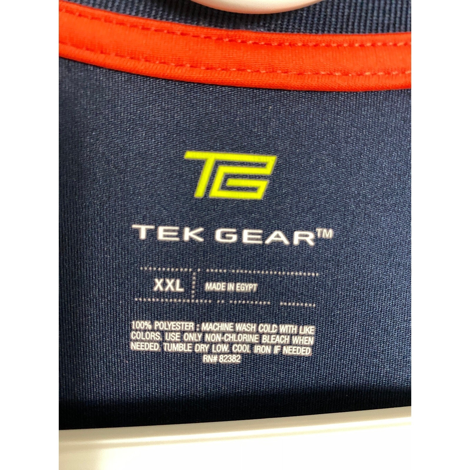 Tek Gear T Shirt Mens Size 2XL Navy Performance Short Sleeve gallery