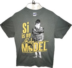 Duck Dynasty “SI is my Role Model” Graphic Green T-shirt Size Medium