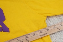 Another Hype Piece Shirt Mens Extra Large Yellow Basketball Baller Kobe Bear