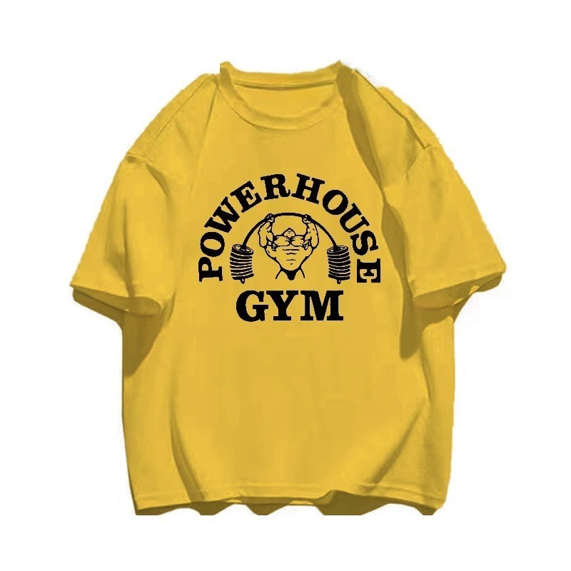 Men T-shirts Fitness Bodybuilding Cotton Shirt Oversized Rag Gym Sport Muscle. gallery