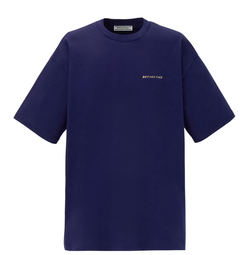 Onitsuka Tiger Oversized Graphic T-Shirt Unisex Lifestyle Tee Navy 2183B624-400 gallery