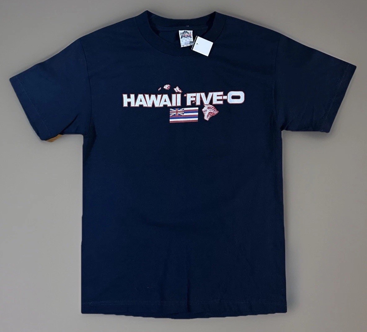 Hawaii Five-O State Of Hawaii Investigator Unit Dead Stock T-Shirt Navy Men’s SM