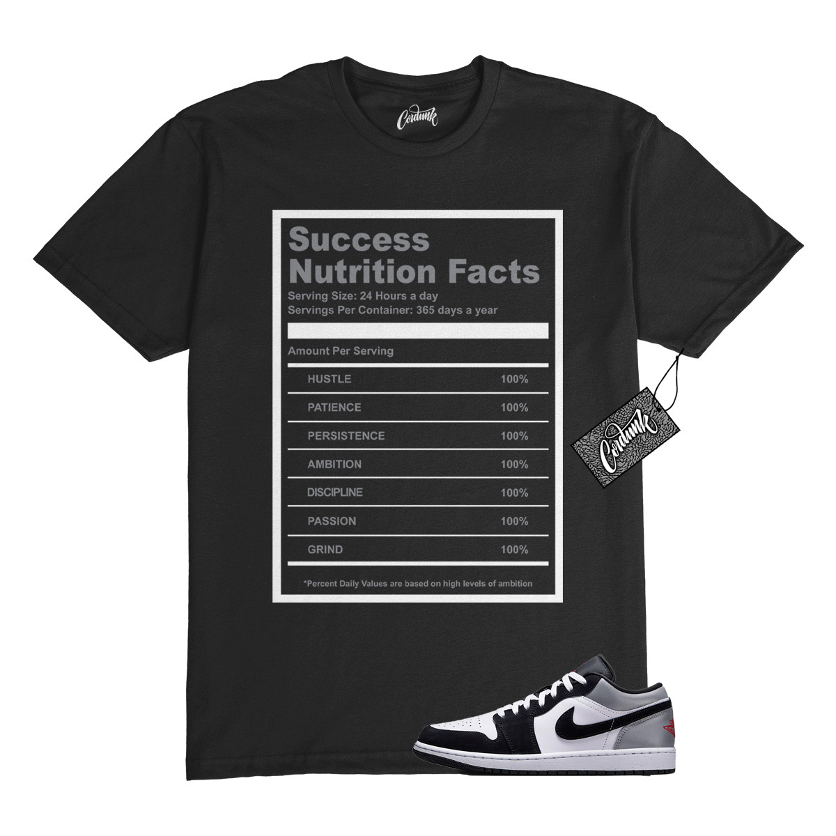 1 Black Matte Silver White Fire Red T Shirt Match SUCC gallery