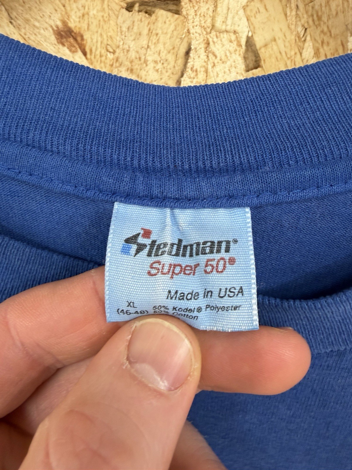 Vintage 80s Stedman 40 Isn’t Old Blue Tshirt XL Mens Single Stitch gallery