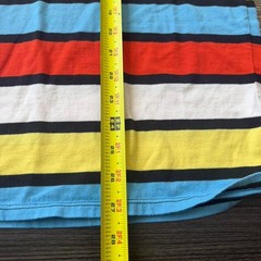 Y2K A-LAB Skate Surf Striped trippy multi color Size Medium Boxy fit