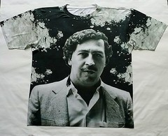 Pablo Escobar Narcos T Shirt black powder galaxy legend bred og
