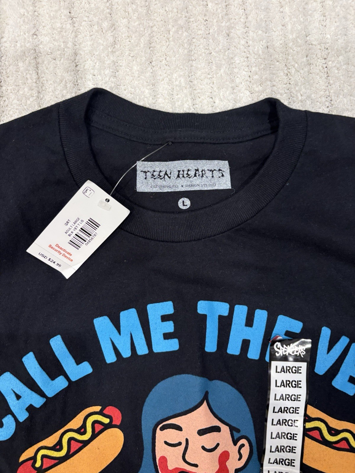 Spencer’s Teen Hearts Call Me The Vet T-Shirt Size Large gallery