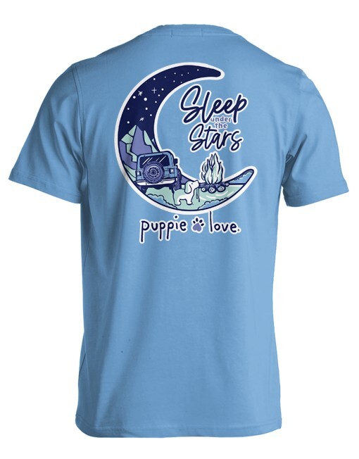 New PUPPIE LOVE RUFFING it at the BEACH PUP T-SHIRT gallery