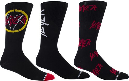 Slayer - Perri's - Slayer - Volume - Crew Socks (3 Pack) [New ] Socks, 3 Pack gallery