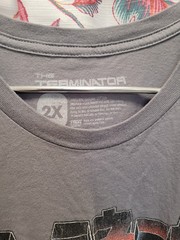 Studio Canal The Terminator Glow in Dark I’ll Be Back Mens T-Shirt Size 2X, Grey