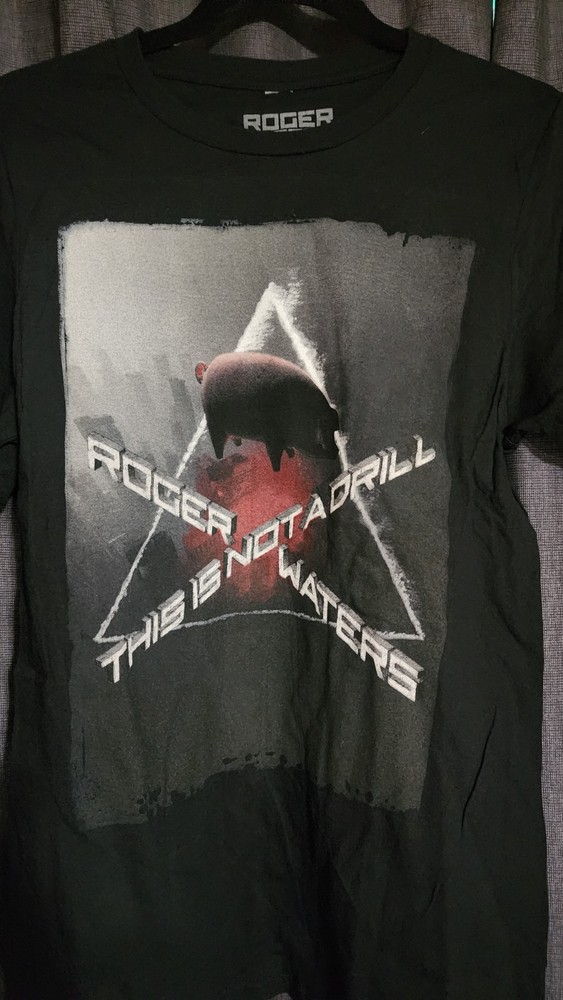 The Thread Shop Roger Waters This Is Not A Drill Double-Sided Tee Black S