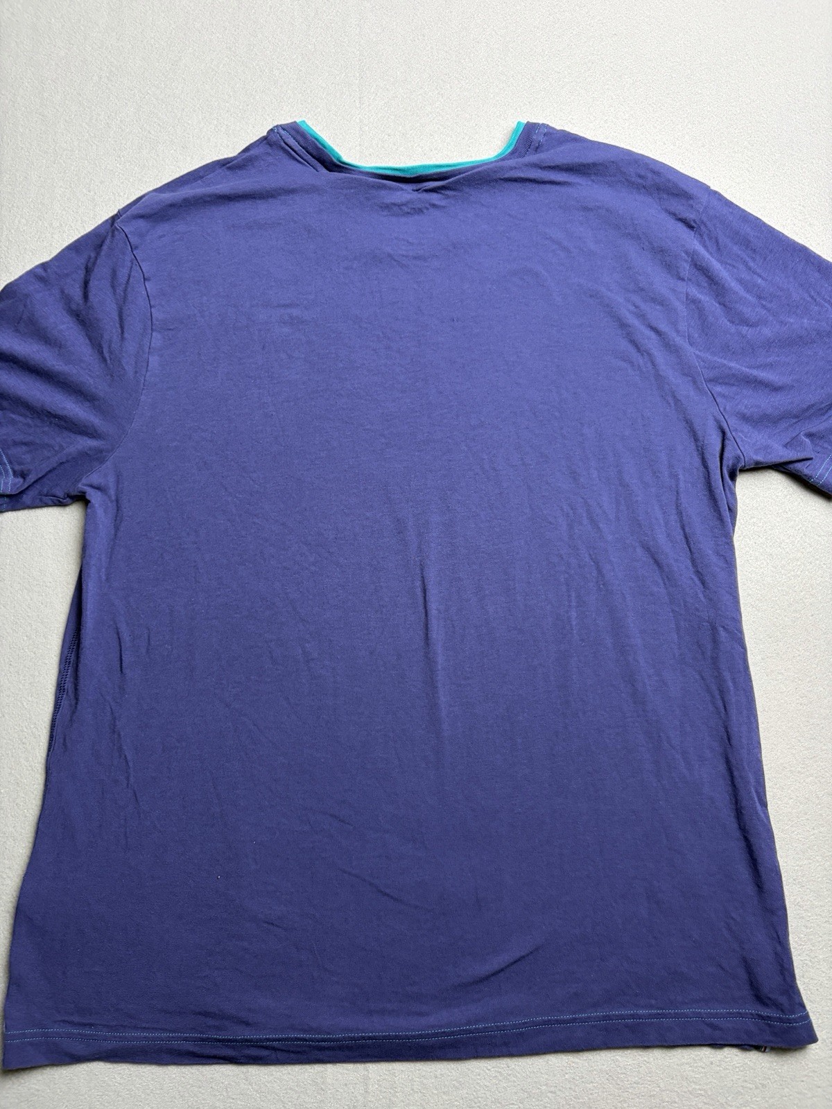 Tommy Bahama Mens XL Navy Blue Cotton Spandex Stretch Marlin Logo T-Shirt gallery