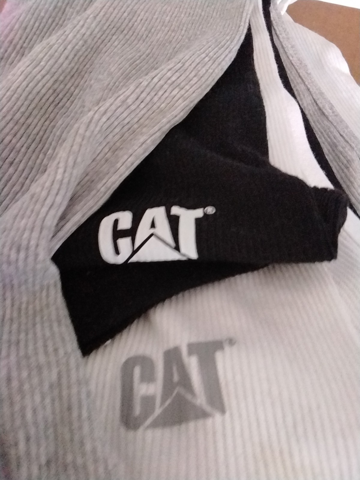 Caterpillar ~ Mens ( Lot Of 3 ) Tanks Tops Undershirts Cotton Blend CAT Size Med gallery