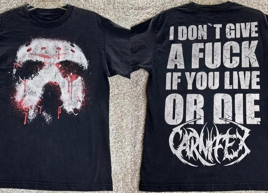 Carnifex Metal Band Two Sided T-Shirt Rock Music Black Reprint gallery