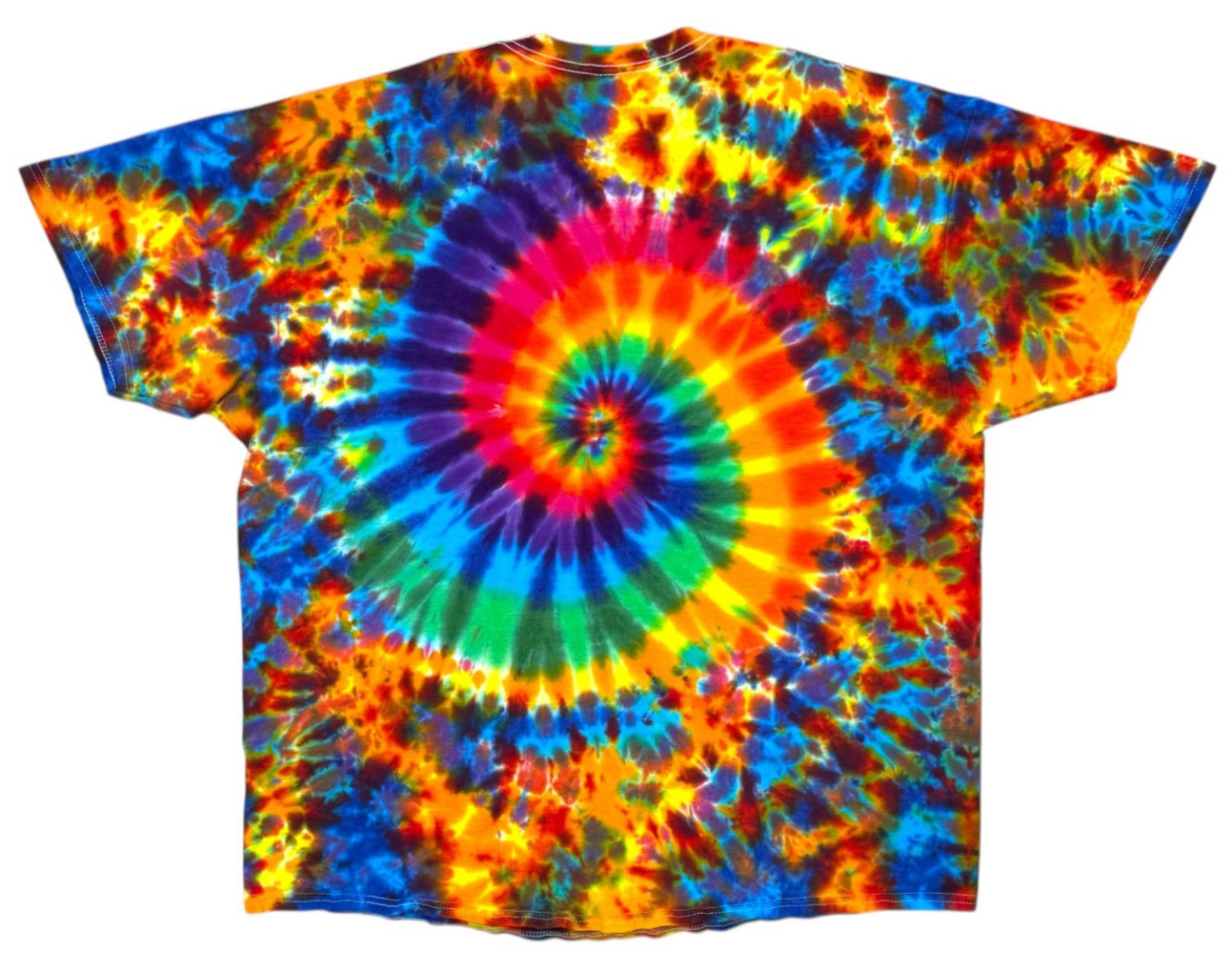 Tie Dye Shirt | Pinwheel Spiral Blotter | Handmade | Unisex | Tall | Women's gallery