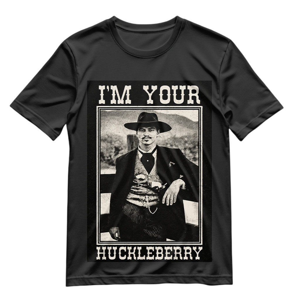 Tombstone Doc Holiday Im Your Huckleberry T Shirt S-XXXL Doc Holiday Graphic Tee