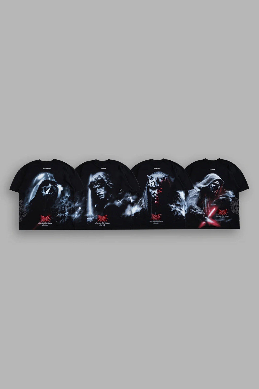 DARK POWER “SIDE-BY-SIDE” TEE BOX SET IN BLACK SIZE L (READ DESCRIPTION)