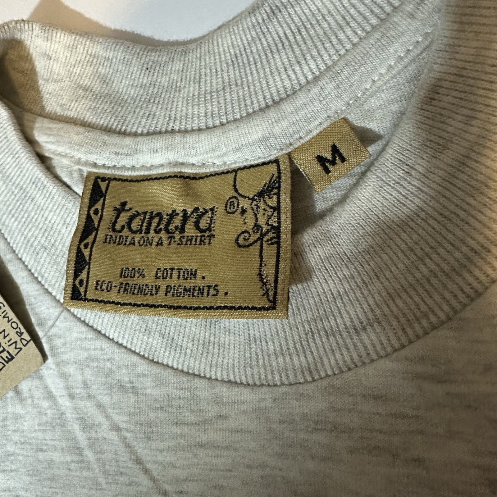 Vtg 90s Tantra India On A Shirt T Shirt Single Stitch Travel Elephant Sz M NWT gallery