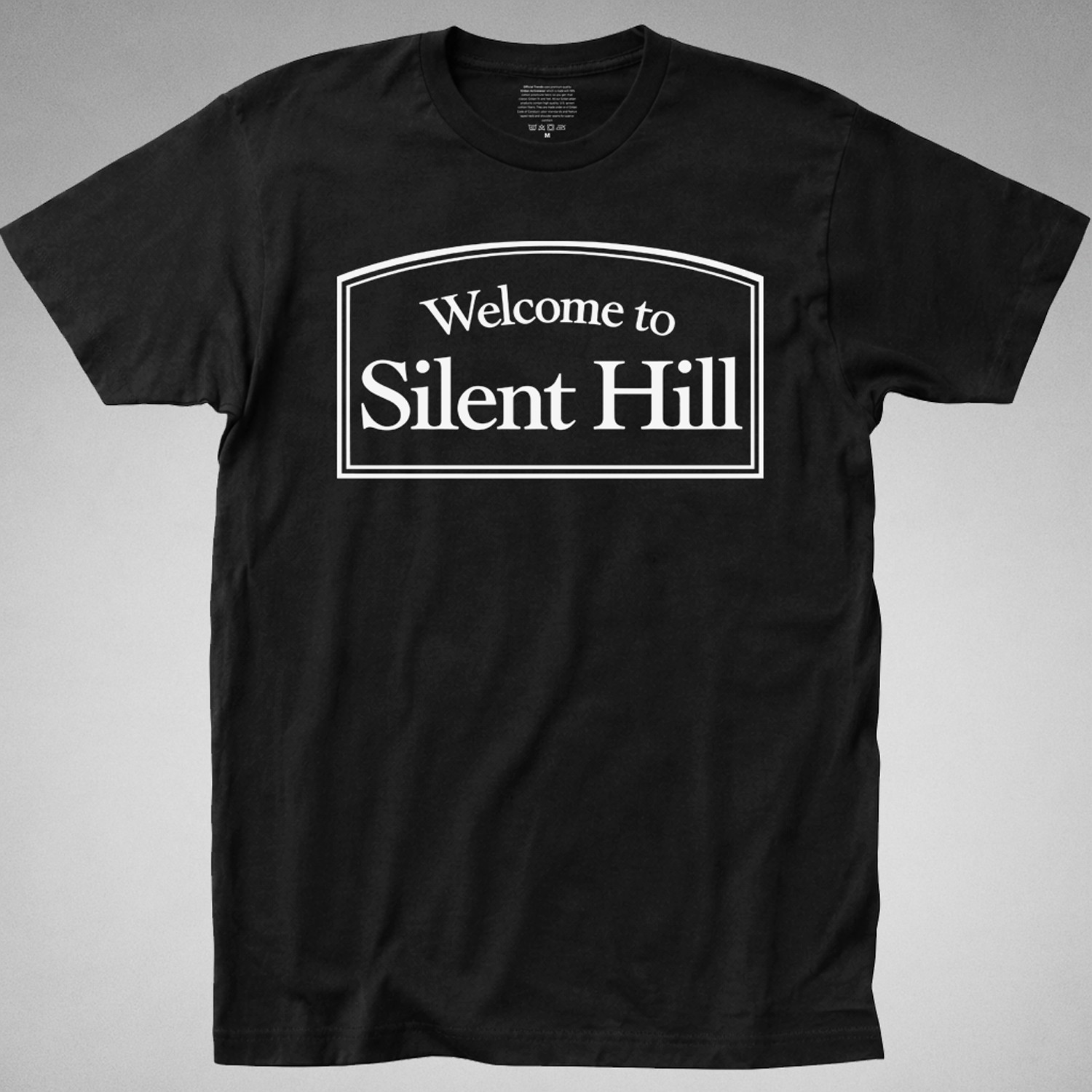 SILENT HILL T-SHIRT tee welcome sign game movie f 2 playstation xbox pc konami