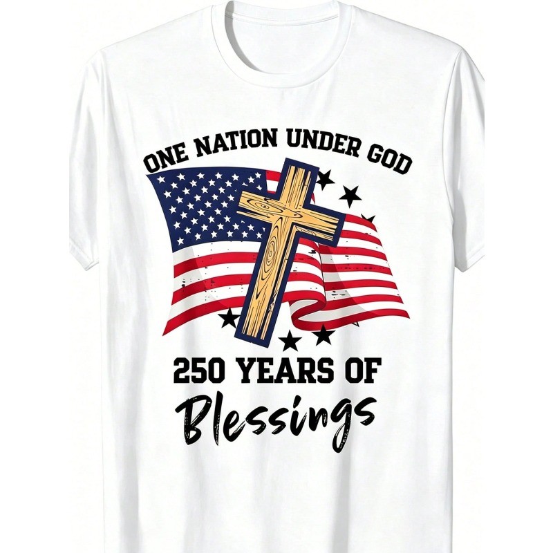 One Nation Under God 250 Years - 250th Anniversary Pure Cotton Unisex T-Shirts gallery