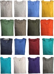 BILLIONHATS 36 Pack Mens Cotton Short Sleeve Lightweight T-Shirts (Small)