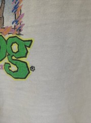 Vintage Single Stitch Bullfrog Basketball Graphic Tank Top Shirt Size Measured
