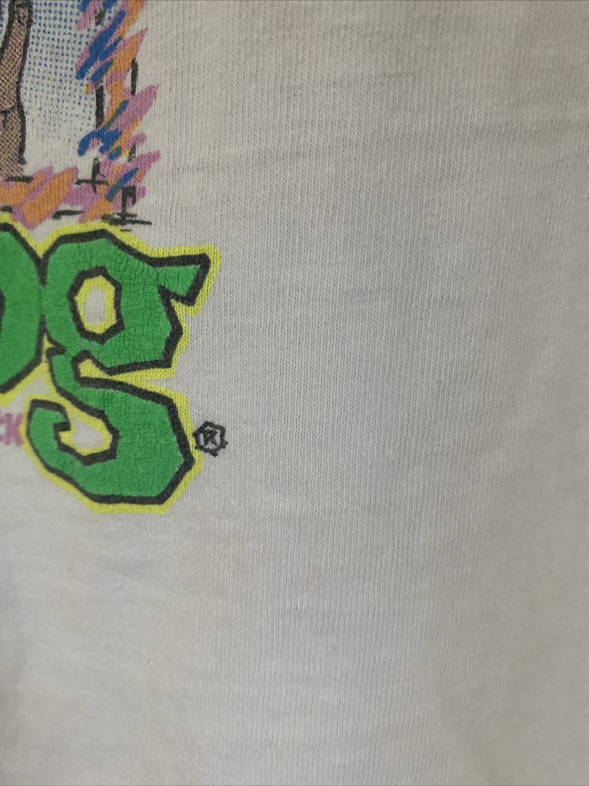Vintage Single Stitch Bullfrog Basketball Graphic Tank Top Shirt Size Measured gallery