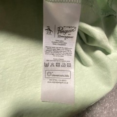 Original Penguin T-Shirt Men’s Medium Green Graphic Logo Short Sleeve Cotton