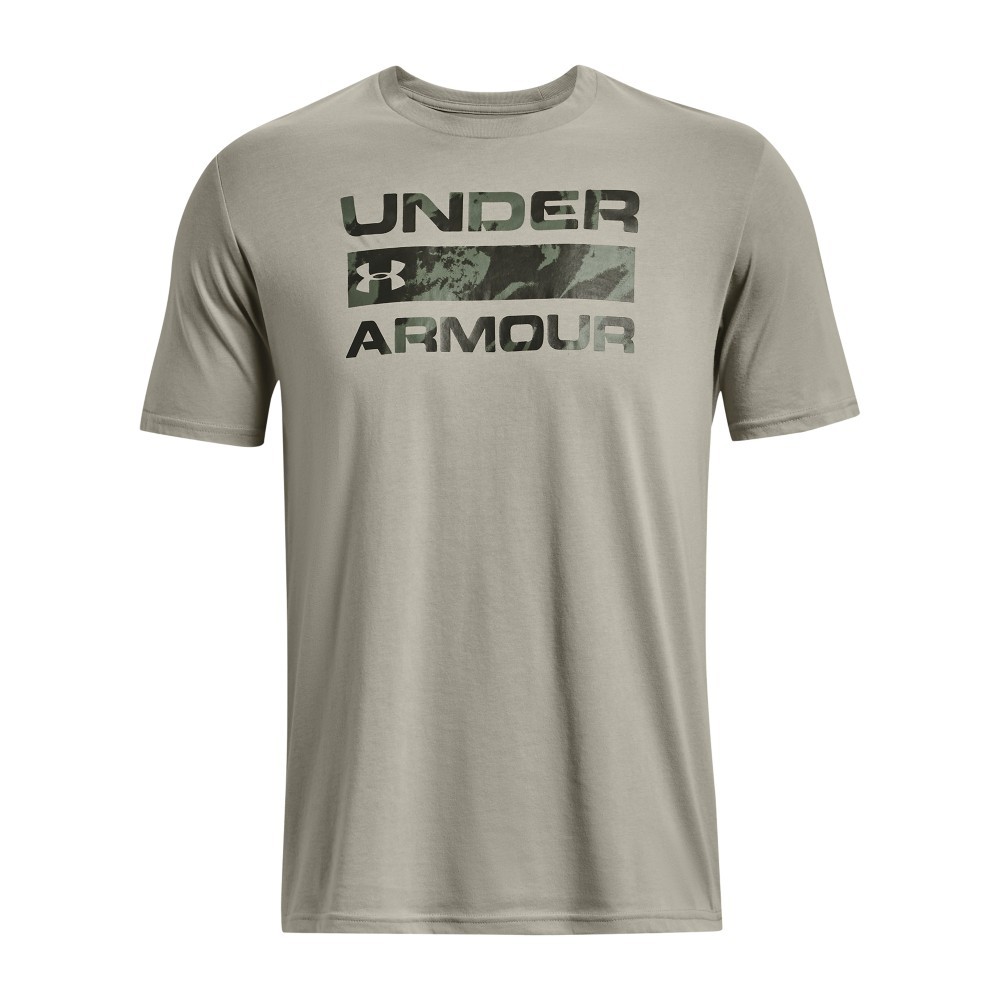 Under Armour 1361903 Men's UA Stacked Logo Fill T-Shirt, Grove Green, 3X-Large gallery