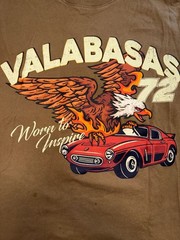 Valabasas Firebird Vintage Khaki Graphic T-Shirt Worn to Inspire