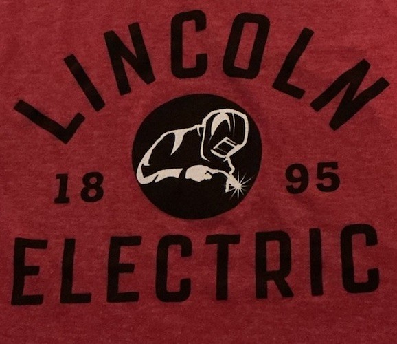 Lincoln Electric Welders T-shirt Mens Red Short Sleeve Polyester Blend Size 2XL gallery