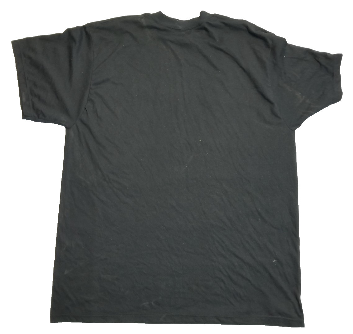 US Military Army Physical Fitness Uniform Short Sleeve Shirt Black Large EXC gallery