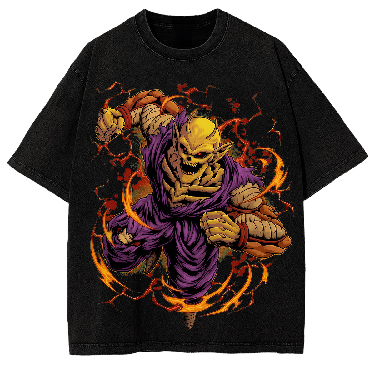 Drag0n Ball Skull Orange Piccolo Fans And Lovers Anime T-Shirt gallery
