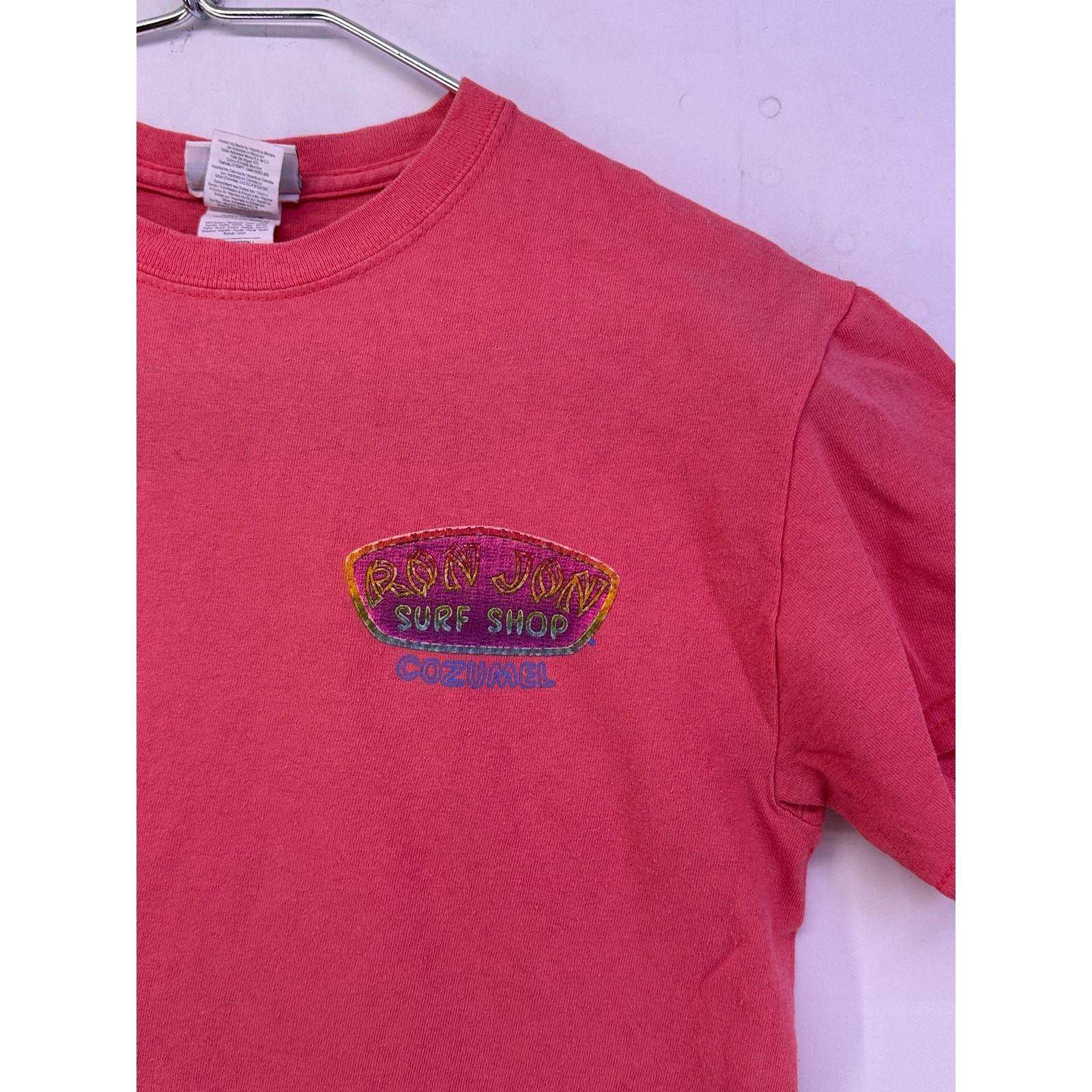 Ron Jon Surf Shop Cozumel Mexico Pink Tshirt Size Small gallery