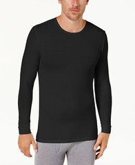 $125 32 Degrees Heat Men’s Black Long Sleeve Crew Neck Base Layer Shirt Size M