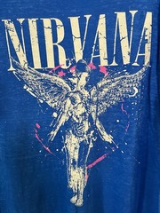 Nirvana In Utero Live Nation Merchandise Thin Lightweight T Shirt. Large. *read