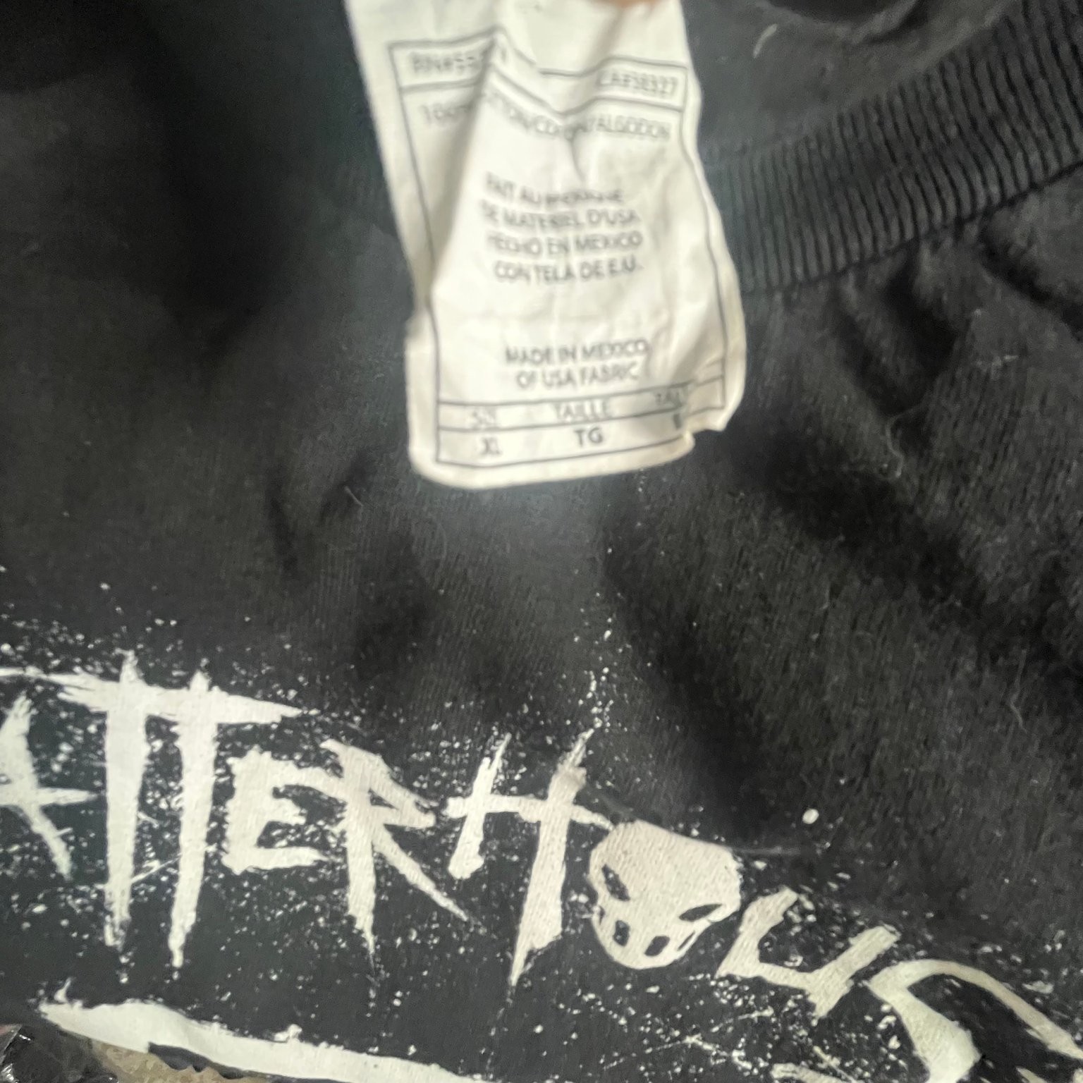 RARE Splatterhouse promo T-Shirt Black XL Cotton Graphic Print Video Game ps3 gallery