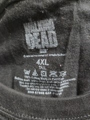 The Walking Dead Tee Black Men’s 4xl AMC TV Show 2013 Horror Zombie Series