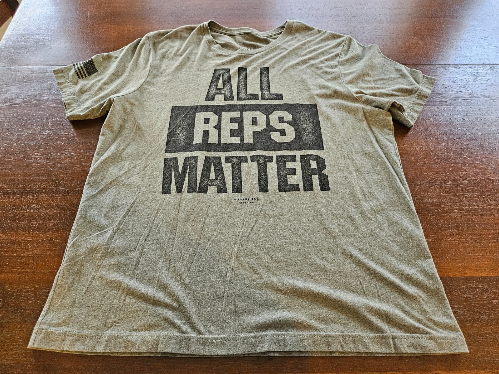 All Reps Matter Superluxe Shirt Funny Workout Gym Muscle Exercise Gifts Him XL gallery