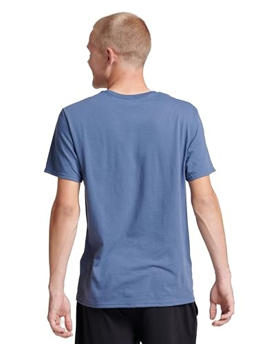 Russell Athletic Mens Cotton Performance Short Sleeve Medium, Vintage Blue gallery