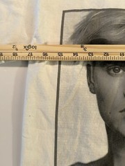 Justin Bieber Headshot Sorry -White Tee Shirt 100% Cotton Adult Size Small
