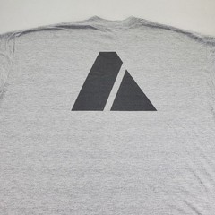 Reflective Army Logo Shirt Mens XXL Gray Long Sleeve Made USA AKWA Tek FLAWS
