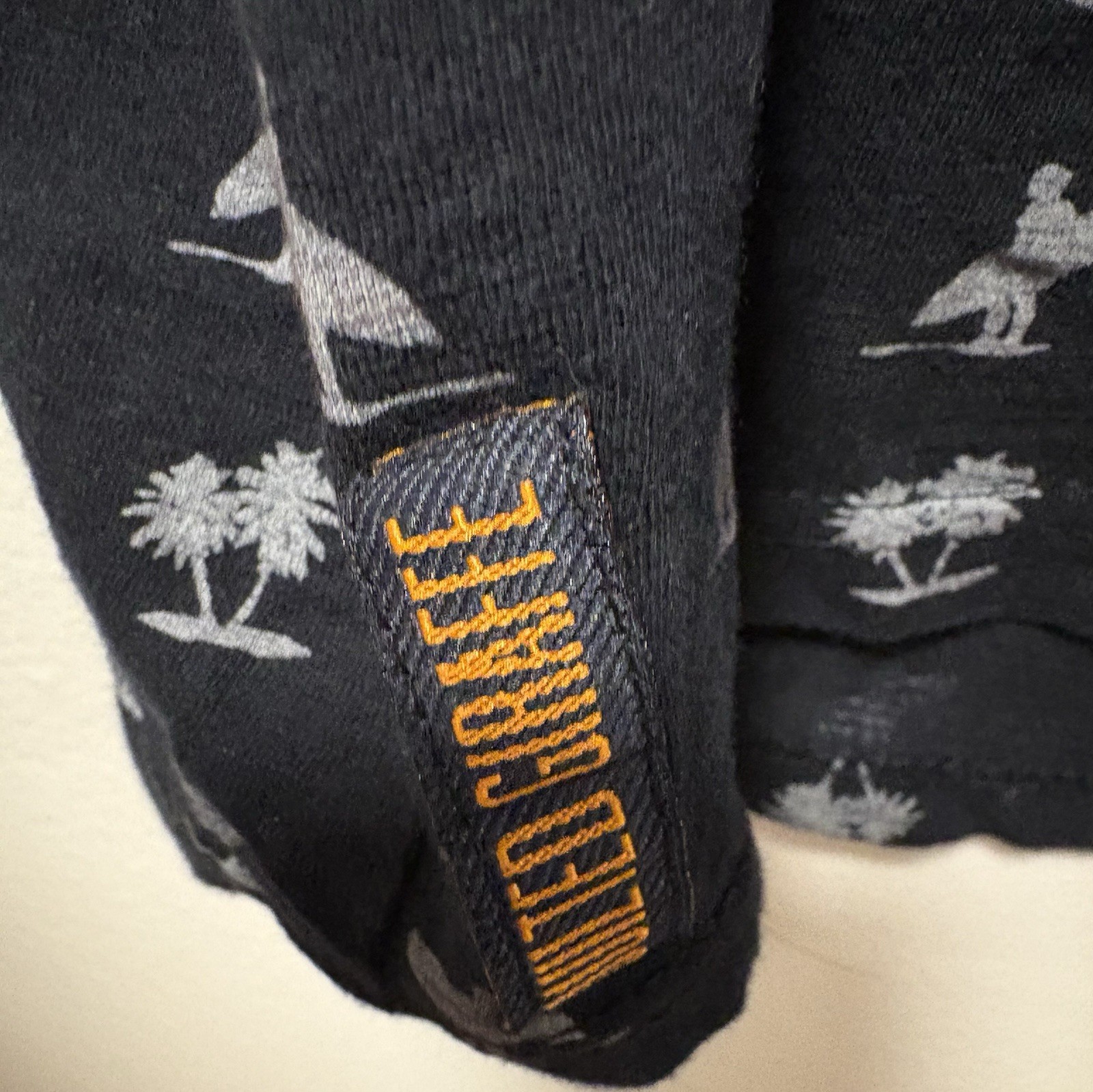 Quilted Giraffe Mens 100% Cotton Made In India Surfer Palm Tree Print XL gallery